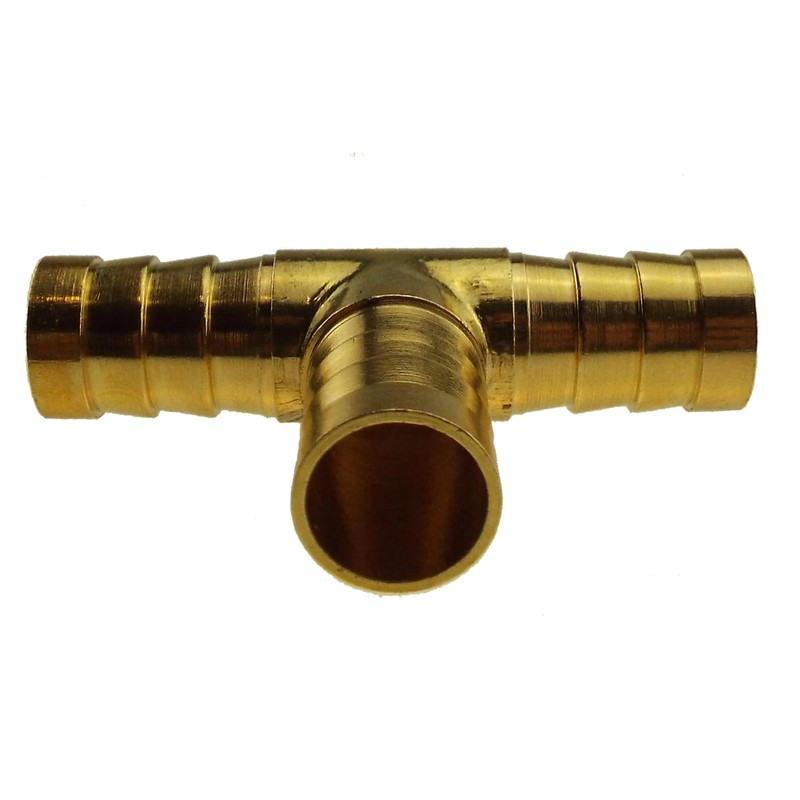 Brass T Y Joiner Various Piece Fuel Hose Gas Joiner