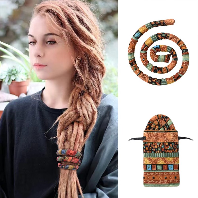 Spiral Lock Hair Band, 66 cm Dreadlock Accessories, Dreadlock Hair