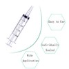 HaBeuniver 20ml Syringe, 3 Pack Large Plastic Syringe for Scientific