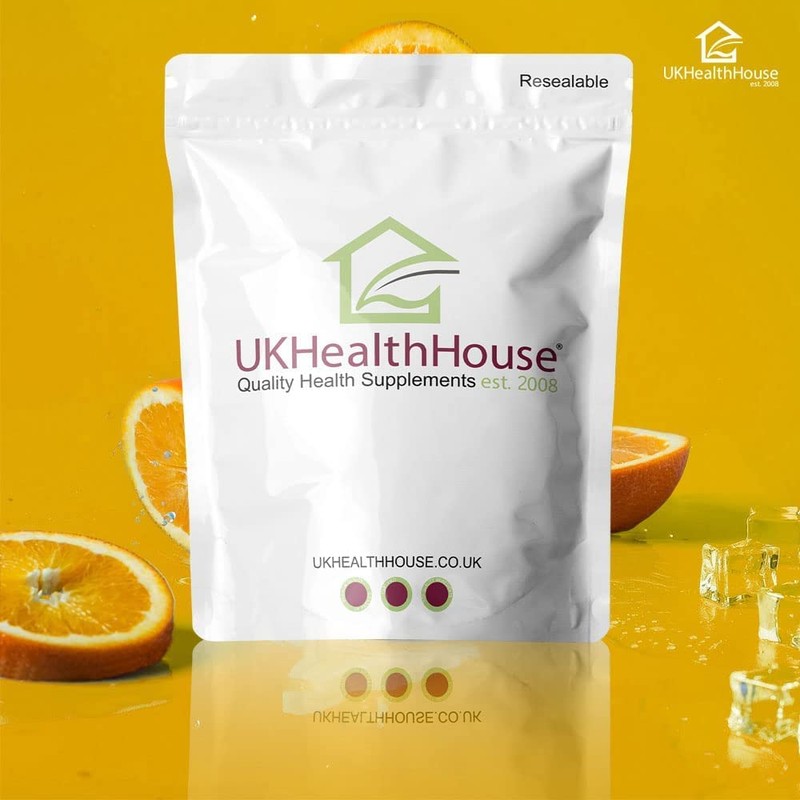 UKHealthHouse Vitamin C 500mg Chewable Veg Tablets Immune Support Orange