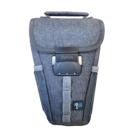 Anti-Theft Lockable Travel Safe & Portable Beach Chair Vault. As Seen on Shark Tank. Personal Safe thats Packable, Lightweight, & Slash Resistant. FlexSafe by AquaVault - Heather Grey Color