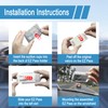 LevChall EZ Pass Holder for Windshield - Super Strong Suction