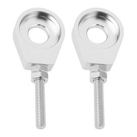 Pack of 2 Silver Motorcycle Chain Tensioners Compatible with Simson S51 SR4 KR51 Schwalbe SR50