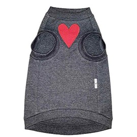 Kotomoda Cat Shirt I Love You Dark Grey (M)