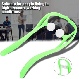 Roller Ball Self Neck Massager, Massage Roller Ball, Neck Roller Massager, Roller Ball Self Massage Tool Shoulder Neck Back Pain Relieve Massager(Green)