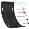 QiqaMole 2 Pack Silicone Frame Front Back License Plate Cover/