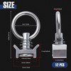 LEONTOOL L Track Fittings 12 Pack Single Stud Fitting Tie