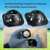 XQK Golf Ball Marking Template for Rapsodo RPT MLM2PRO Launch
