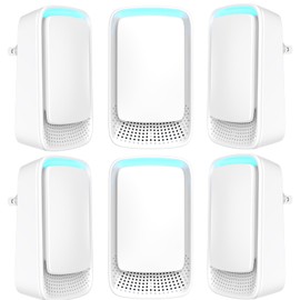 KLVEU KLVEU Air Ionizer for Home Negative Ion Air Purifier Plug In Air Freshener for Home Portable Filterless Air Cleaner for Home,Office Bedroom,Bathroom (4PCS)