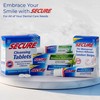 Secure Waterproof Denture Adhesive - Zinc Free - Extra Strong