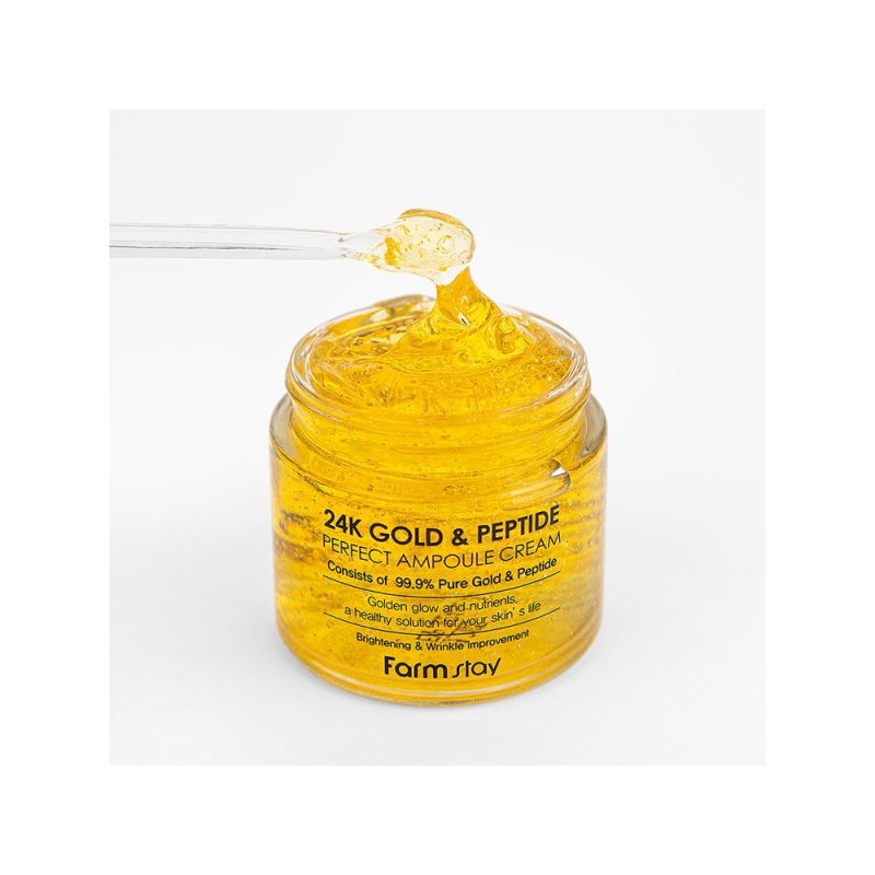 Farmstay 24K Gold & Peptide Perfect Ampoule Cream 80ml /