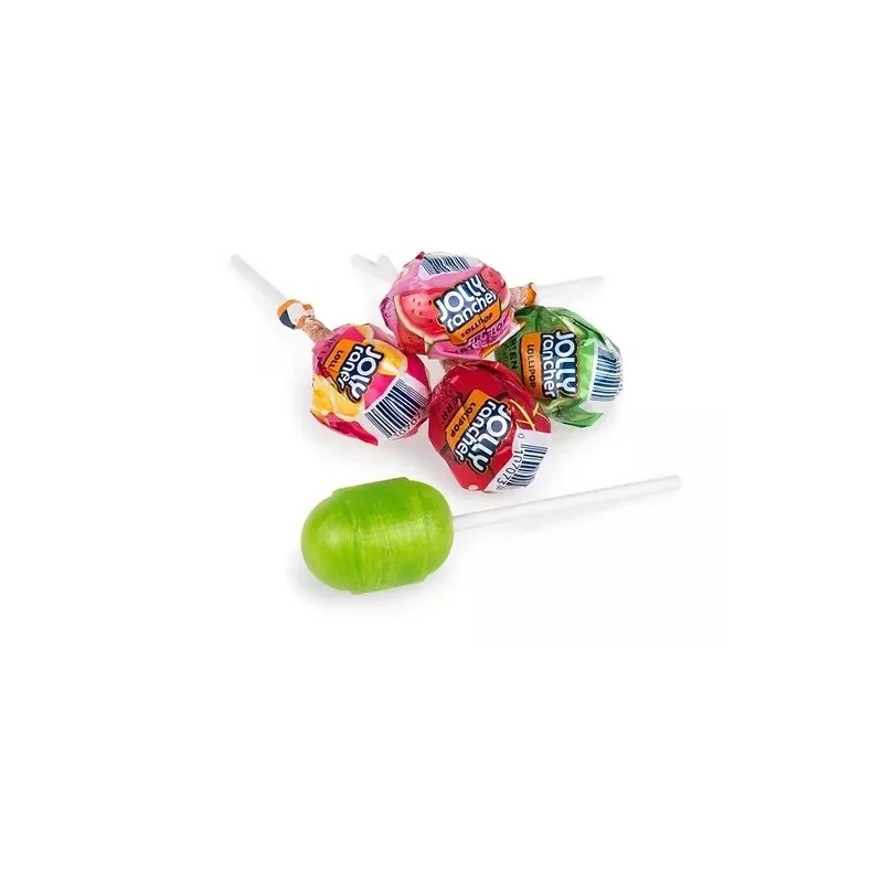JOLLY RANCHER Round Lollipops, Assorted Fruit Filled Pops, Bulk Candy