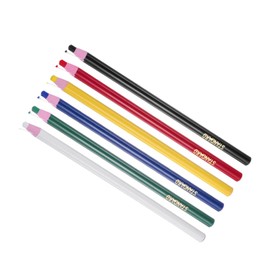 CoCud Sewing Fabric Pencils, 6.7 Inch Length, Sewing Mark Chalks Marking and Tracing Tools Sewing Supplies Accessories - (Applications: for Quilting Sewing), 6 Colors, 6-Pieces