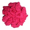 Cotton Scrunchie Set, Set of 10 Soft Cotton Scrunchies, Solid Color Packs (Hot Pink)