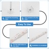 PATIKIL 80 Pcs LED Tripping Light Clips Mounting Brackets Fixing