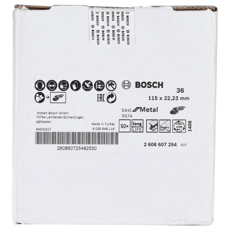 Bosch Accessories 2608606734 R574 Fibre Sanding Disc