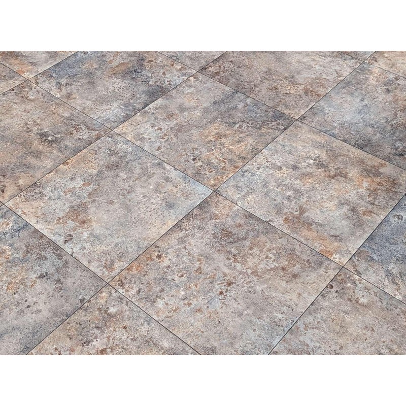 PVC Flooring Vinyl Flooring in Large Tile Look, DIN A4
