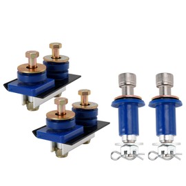 Areyourshop Engine Hood Hinge Pivot Bolt Kit for Peterbilt 357 378 379, Bushing and Mounting Bolt Kit, P/N 13-04154, 13-04164; ATRO HM75-66154, HM75-66164; 3-15273, 13-04726, 13-04727