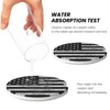 Black White American Flag Absorbent Ceramic Car Coasters for Cup