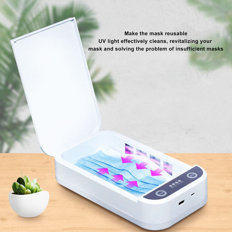 UV Cleaning Box Automatic Timing English Voice Prompt Multi Purpose