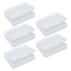 ccHuDE 5 Pcs Playing Card Boxes Clear Game Card Holders