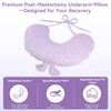 KUAZIDAR Post Mastectomy Pillow - Single-Sided Lightweight Post Surgery Pillow,