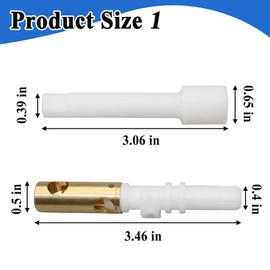 1Set 94543 Stem Extension for Three Valve Tub and Shower Diverter Knob, Fix Plumbing Fixture