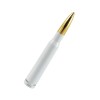 VMS White Chrome Gold Bullet Antenna for Silverado and GMC