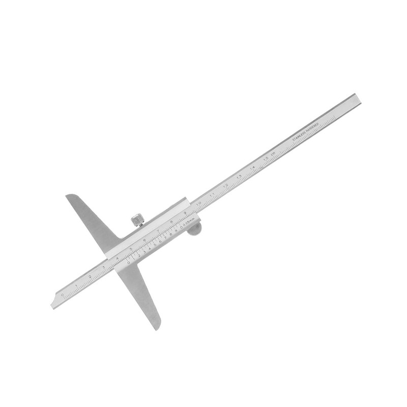 Depth Calliper, High-Precision Depth Caliper Made of Stainless Steel with