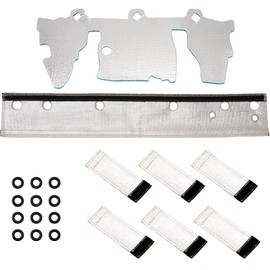 Fuel Rail & Injector Cover Kit Heat Shield Kit 010378 Compatible with 1997-2004 Jeep Grand Cherokee Wrangler TJ 4.0L Engine