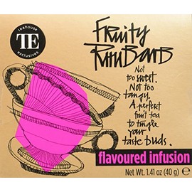 TE Teahouse Exclusives Everyday Tea Fruity Rhubarb 16 Bags Pack of 2 x 40 g