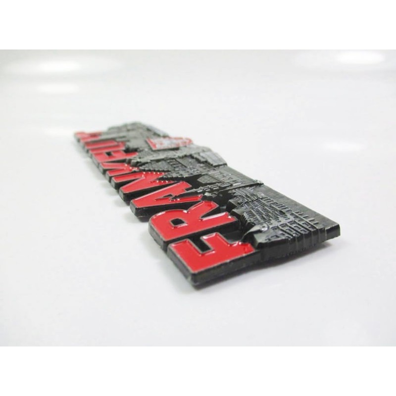 Frankfurt Magnet Metal Souvenir Germany Roman Skyline Banks Big Letter