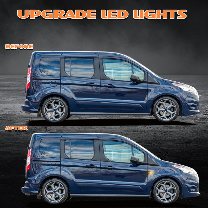Arelokpri Side Marker Repeater Lights Compatible with 2010-2021 Ford Transit