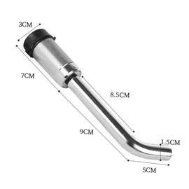 Anhänger Empfängersperre,Asudaro Edelstahl Anhängerkupplungsschloss Schwerlast Anhänger Hitch Lock Pin Set Anhängerkupplung Sicherungsstift mit 2 Schlüsseln für Anhänger LKW Auto Fahrrad Gerades Rohr