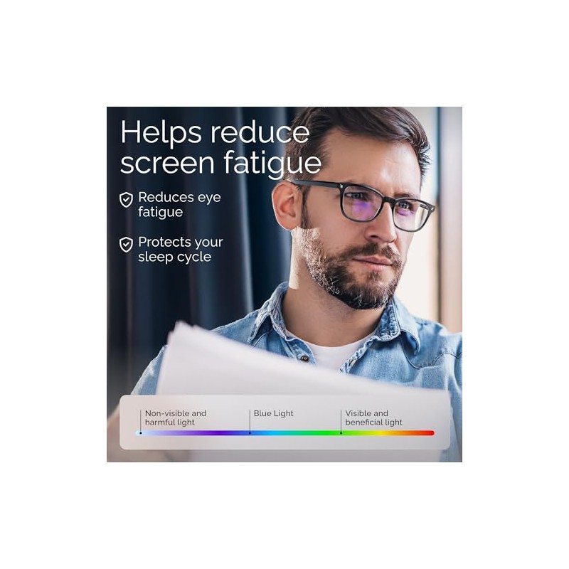 livho High Tech Blue Filter Glasses - Advanced Computer Glasses
