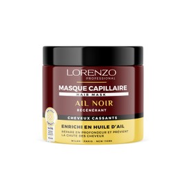 Hair Mask with Black Garlic (Brittle Hair) 500 ml Lorenzo Professional
