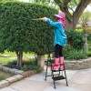 SEGAWE 3 Step Ladders Folding Step Stool Anti-Slip Pedals Compact