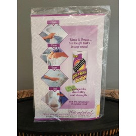 Bounty Quilted Bounty Rinse & Reuse Sample Vintage 1990's