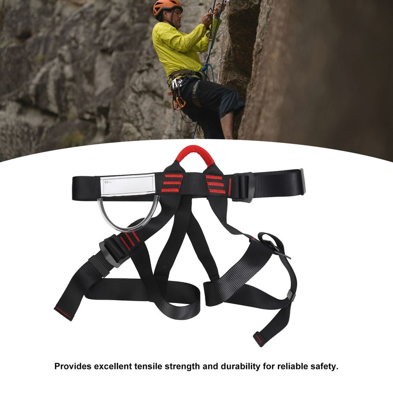 Climbing Belts Polyester Lightweight Adjustable High Load Bearing Capacity Mountaineering