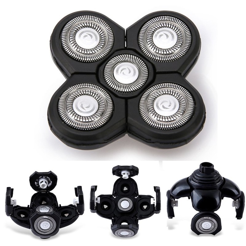 Men Electric Shavers Replacement Heads 5 in 1 Razor Replaceable