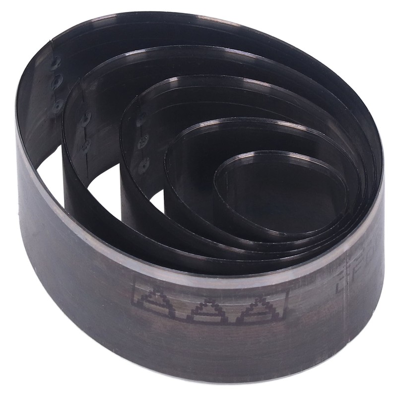 5PCS Leather Die Cutter Egg Shape Oval 20‑60mm Punching Die