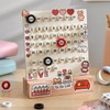 Desk Date Planner Integrated Molding Ring Table Calendar Ornaments for