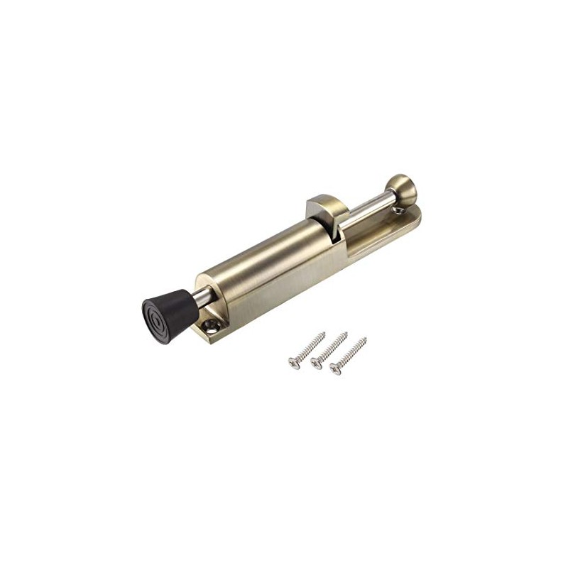 sourcing map Kickdown Door Stopper Spring Loaded Foot Pedal Door