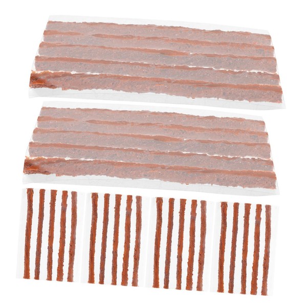 ULTECHNOVO 60pcs Heavy Duty Tire Plug Kit Strips Rope Refills