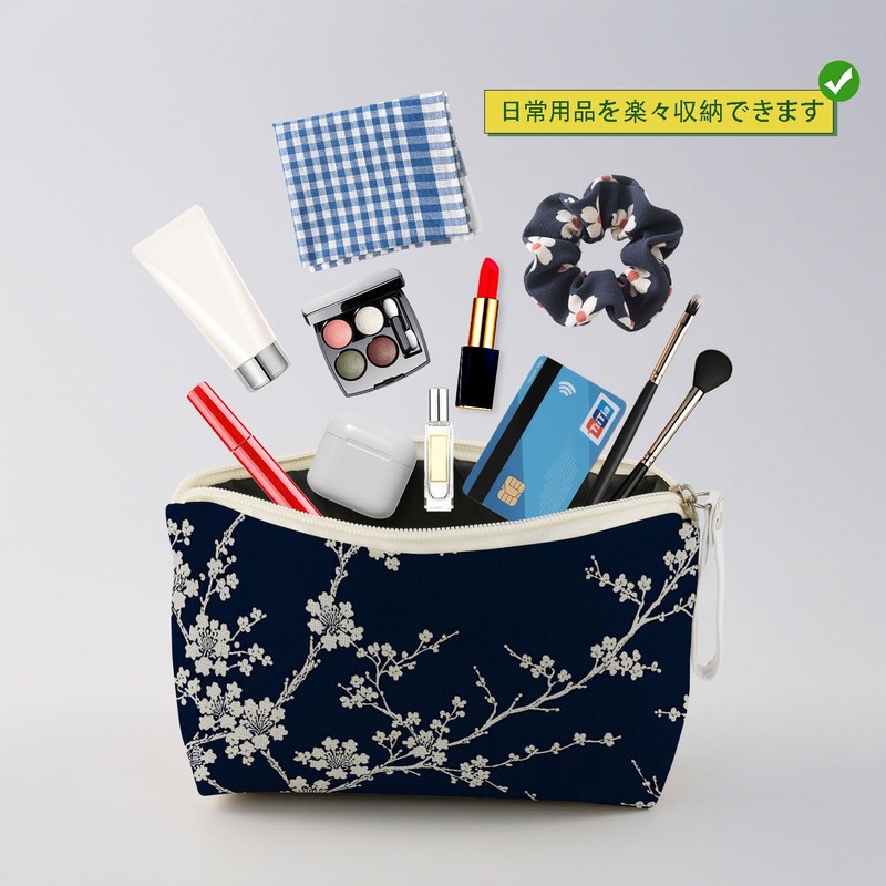 Livel lhood Cosmetic Pouch, Women's, Makeup Pouch, Cute, Large Capacity,