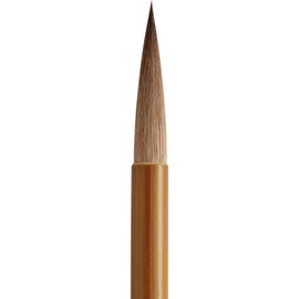 呉竹 書道 中筆らんすい5号茶毛パックJC330-5S