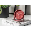 Karlsson Blush Red Regal Numbers Alarm Clock With Light function