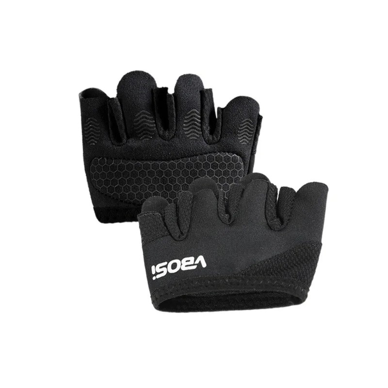Men’s Half Finger Gym Gloves for Weight Lifting – Anti-Slip