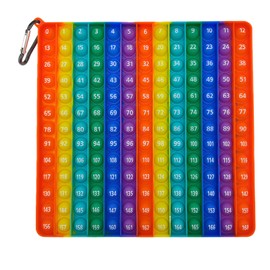 jiuzcare Pop It Fidget Toy 24x24cm Push Bubble Fidget Kinder Anzahl Stressabbau Spielzeug Werkzeug Aufklärung Digitaler Sensory Toy Lernspielzeug