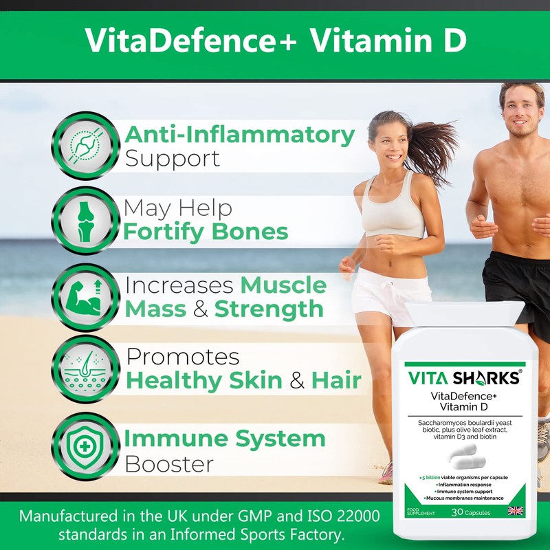 VitaDefence+ Vitamin D Complex - Immune Defence Boosting Formula |